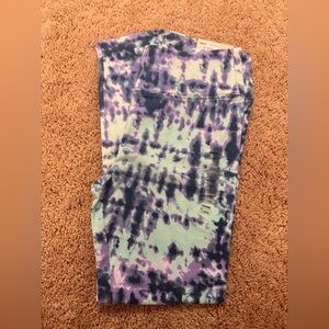 SO Kids Tie-Dye Leggings - Purple and Blue